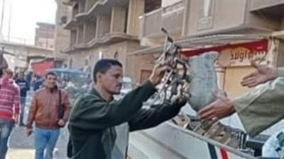 استمرار الحملات المرورية لرفع كافة الإشغالات والمخالفات بالبحيرة (صور)