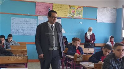 وكيل تعليم الغربية يتابع سير امتحانات النقل للفصل الدراسي الأول (صور)