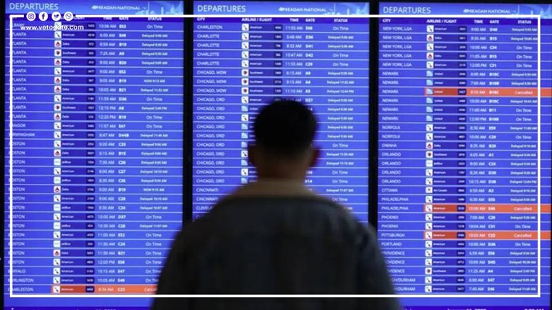 تعطل الرحلات الجوية