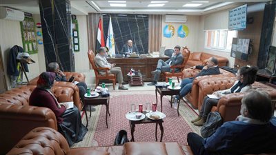 رئيس مياه سوهاج يلتقي مسئولي برنامج تحسين خدمات مياه الشرب والصرف 