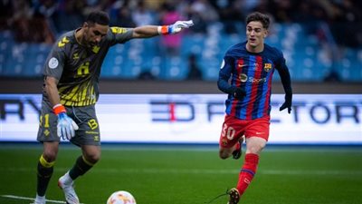 السوبر الإسباني، برشلونة يتقدم على بيتيس 0/1 في الشوط الأول