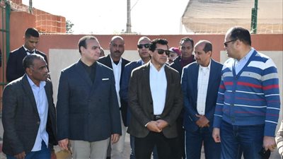 وزير الرياضة يفتتح أعمال التطوير بمركزى شباب الريانية والمحاميد بحرى بالاقصر