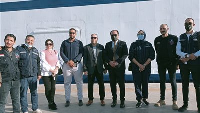  صحة بورسعيد: تمركز سيارات الإسعاف بمحيط سفينة لوجوس هوب حتى المغادرة (فيديو) 