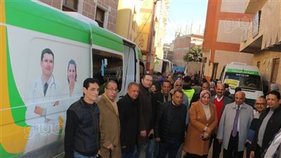 قافلة طبية شاملة مجانية بقرية ميت يزيد فى الغربية (صور)
