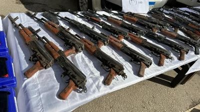 ضبط تشكيل عصابي شديد الخطورة بحوزتهم 181 قطعة سلاح ناري 