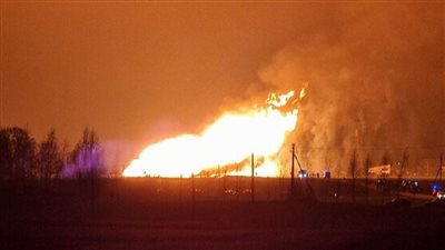 انفجار خط أنابيب الغاز بين لاتيفيا وليتوانيا 