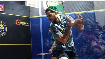 مازن هشام يصعد لنصف نهائي بطولة هيوستن المفتوحة للإسكواش