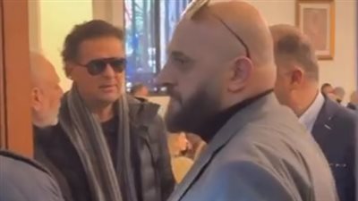 راغب علامة ووفاء الكيلاني يؤديان واجب العزاء في وديع جورج وسوف 