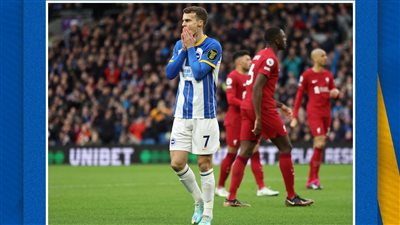 الدوري الإنجليزي، مارش يضيف هدف برايتون الثاني في شباك ليفربول