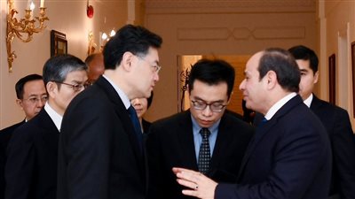  وزير خارجية الصين للسيسي: حريصون على استمرار تطوير العلاقات الاستراتيجية مع مصر