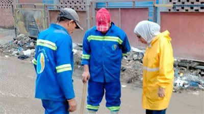 صرف الإسكندرية: استمرار أعمال التطهير أثناء الأمطار
