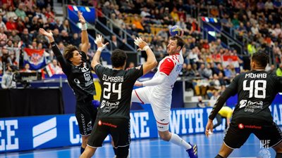 مونديال اليد، مصر تتقدم على المغرب في الشوط الأول