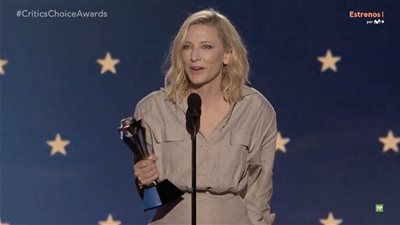 كيت بلانشيت، تفوز بجائزة اختيار النقاد لأفضل ممثلة عن أدائها في TÁR 