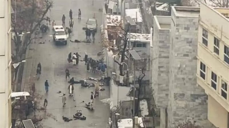 تفجير كابول قرب الخارجية