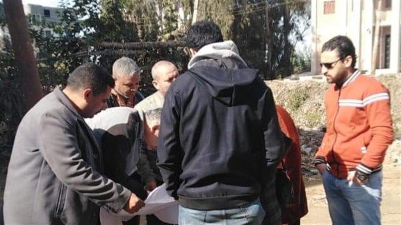 معاينات لشوارع شربين،