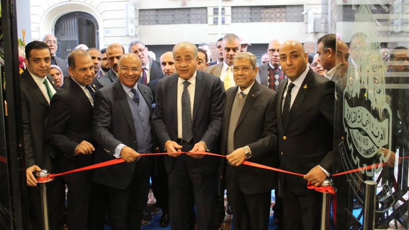 وزير التموين خلال