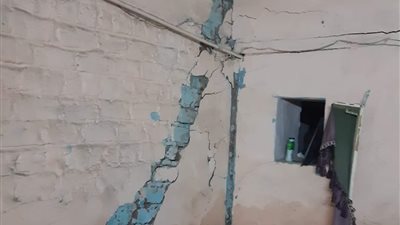 تصدع عقار في الطالبية بسبب أعمال حفر مترو الأنفاق 