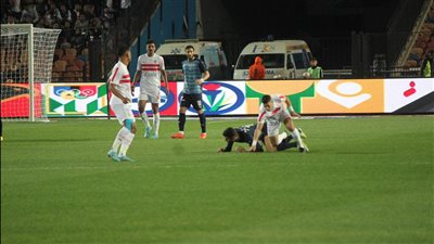 كأس مصر، طرد مبكر لـ علي جبر فى مباراة الزمالك وبيراميدز 