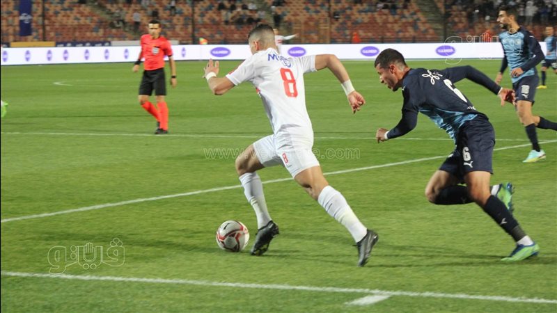 مباراة الزمالك وبيراميدز،
