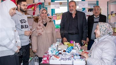 تقديم الرعاية الطبية لـ 1286 مواطنا بقافلة جامعة طنطا بقرية كفر أبو جندي 