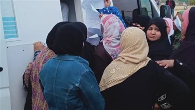 صحة الإسماعيلية توقع الكشف بالمجان علي 1378 في قافلة بقرية كسفريت