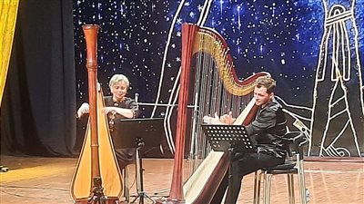 احتفالية موسيقية للهارب بالمتحف القومي للحضارة المصرية (صور)