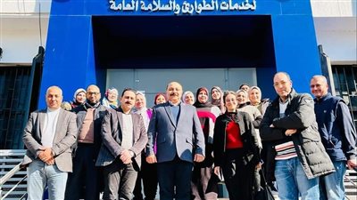 وفد من شركة مياه الشرب بالإسكندرية  يزور مقر الشبكة الوطنية للطوارئ بالإسماعيلية