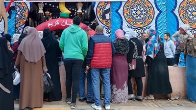 إقبال على معرض أهلا رمضان بمحافظة الشرقية 