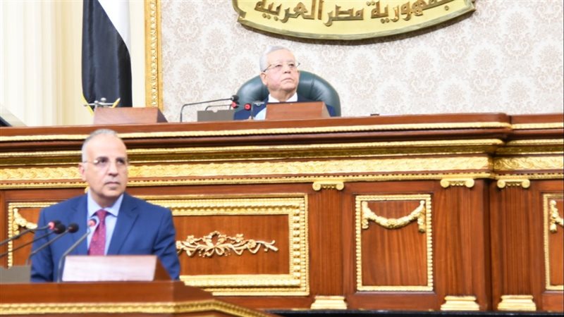 وزير الري أمام جلسة