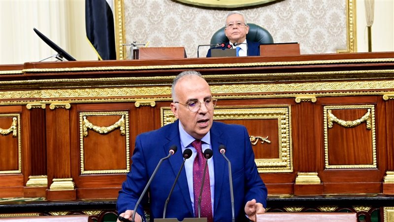 وزير الري أمام جلسة