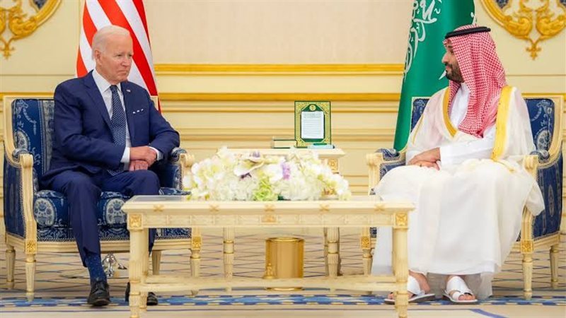 محمد بن سلمان وبايدن،