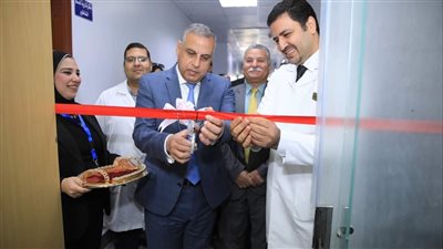 محافظ سوهاج يفتتح أعمال تطوير مركز القلب والجهاز الهضمي