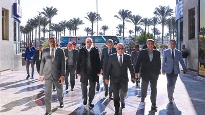 ميناء دمياط يستقبل وفدًا من متخذي القرار الأفارقة في مجال النقل (صور)