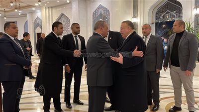 وصول محمد إبراهيم وكمال الدالي إلى عزاء اللواء العيسوي (فيديو وصور) 