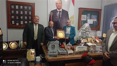 وكيل شباب الدقهلية تلتقي رئيس مجلس إدارة نادي دكرنس الرياضي