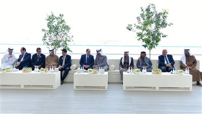 5 صور ترصد مشاركة السيسي وبن زايد في مجلس قصر البحر بالعاصمة