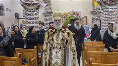 عيد الغطاس، مطران نقادة يترأس قداس اللقان بدير مار بقطر وأبي سيفين بحجازة (صور)