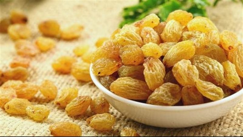 فوائد الزبيب، فيتو