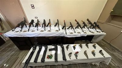 حملة أمنية بأسيوط تضبط 41 قطعة سلاح نارى وتنفذ 633 حكما قضائيا 