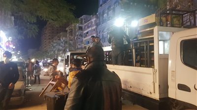 إزالة 1384 حالة إشغال خلال حملة مكبرة في الإسكندرية 