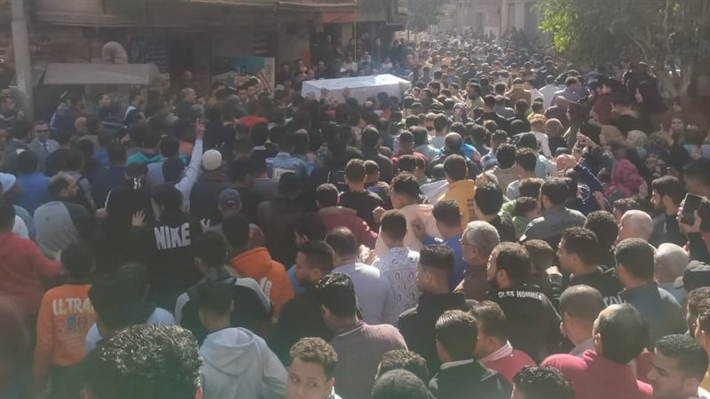 تشييع جثمان شاب بالمحلة،