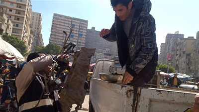 حملات مكبرة لإزالة الإشغالات والتعديات بأحياء الإسكندرية 