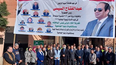 محافظ القليوبية ورئيس جامعة بنها يشهدان نموذج تجربة إخلاء