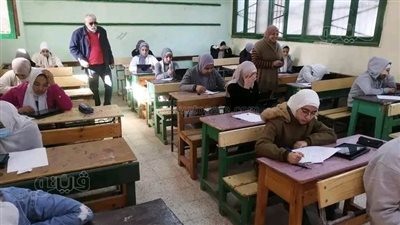 انتظام امتحانات الشهادة الإعدادية للفصل الدراسي الأول بالشرقية
