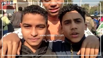 طلاب الإعدادية بالجيزة عن امتحان العربي: أسئلة النحو صعبة (فيديو)