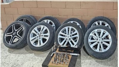 حبس تشكيل عصابي تخصص في سرقة إطارات السيارات بالجيزة
