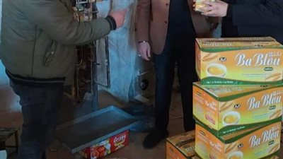 التحفظ على مصنع بدون ترخيص يستخدم السكر التمويني في إنتاج 