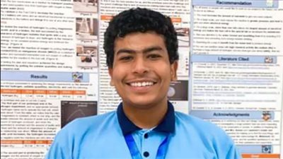 مصري يفوز بجائزة أفضل 100 طالب في علوم الأعصاب والاختراعات (فيديو)