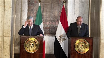 وزير خارجية إيطاليا: متفائل بتواجد مصر فى مجال الطاقة 
