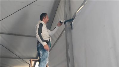 استعدادات مكثفة بتجارية الإسماعيلية لافتتاح معرض أهلا رمضان (صور) 